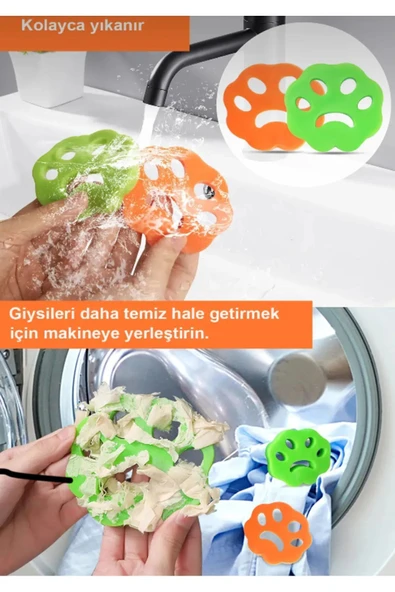 Pati Şeklinde Tüy Toplayıcı - Tüy Toplama Ürünleri - Evcil Hayvan Tüy Toplama - Resim 4