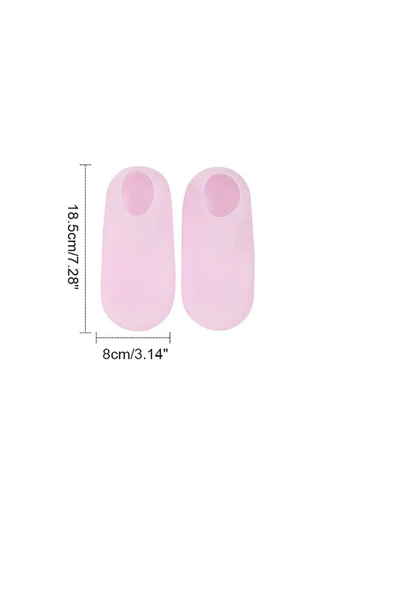 Silikon Ayak Bakım Çorabı Nemlendirici Jel Çorap Çatlak Önleyici Ölü Deri Atıcı Çorap - 4