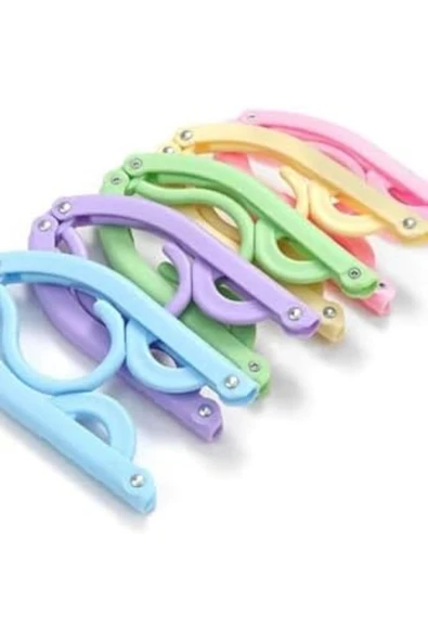 KDROGLU 5 Adet Portatif Sihirli Katlanabilir Seyahat Askısı Elbise Askısı New Desing 1109836 - Resim 2