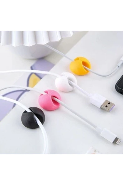 Mlvx Siyah Beyaz Kablo Sabitleme Klipsi 10 Lu Mlv  Blsm ürün görseli 1