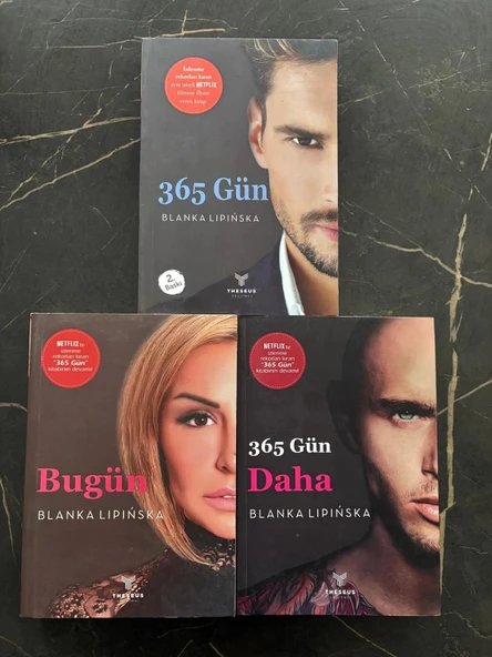 365 Gün Serisi Kitap Seti - Blanka Lipinska - Netflix - Massimo Torricelli - Michele Morrone - Laura Biel - Anna-Maria S - Resim 2