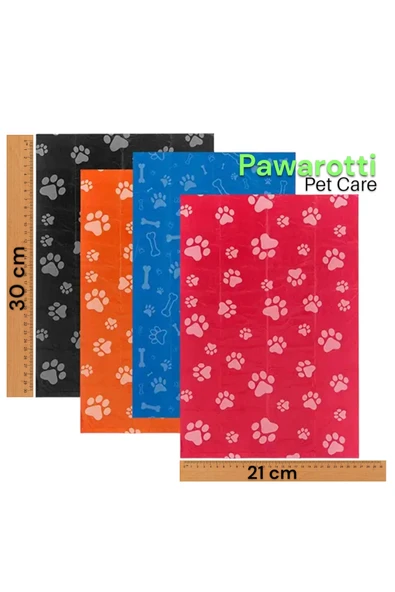 Köpek Kaka Torbası 4 Rulo(60 Adet Torba), Kedi Dışkı Poşeti, Evcil Hayvan Temizlik Poşeti - Resim 6