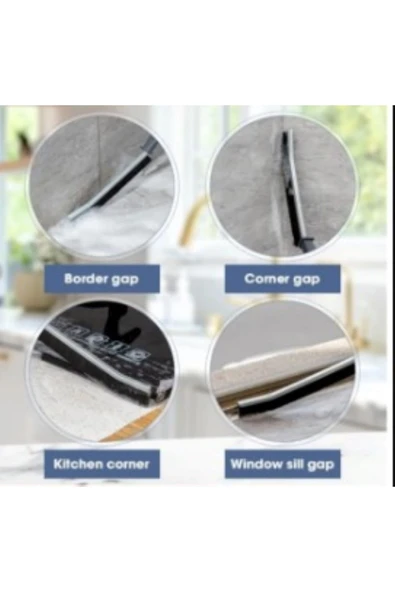 Çok Amaçlı Multi İnce Temizlik Fırçası Derz Arası Banyo Mutfak Lavabo Detay Temizleme Fırçası 3ADET6 - Resim 2