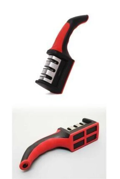 Profesyonel Bıçak Bileyici 3 Açılı Elmas El Bıçakları Bileme - Resim 2