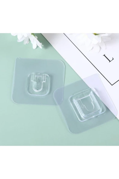 Geçmeli Klips Eşya Sabitleme Askısı 10 Set ürün görseli 1