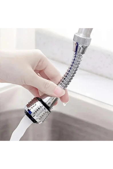 Hortumlu Esnek Su Tasarruflu 2 Modlu Musluk Başlığı - Resim 2