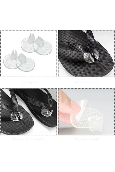 Parmak Bölgesi Parmak Arası Terlik Koruyucu Silikon Jel Silikon - 6