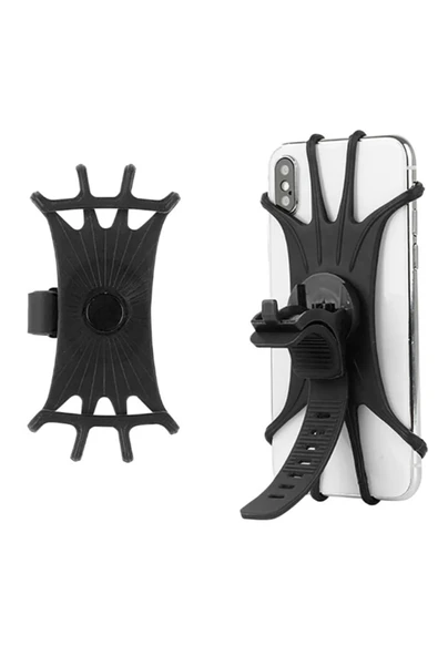 Esnek Silikon Örümcek Bisik Telefon Tutucu - Resim 3