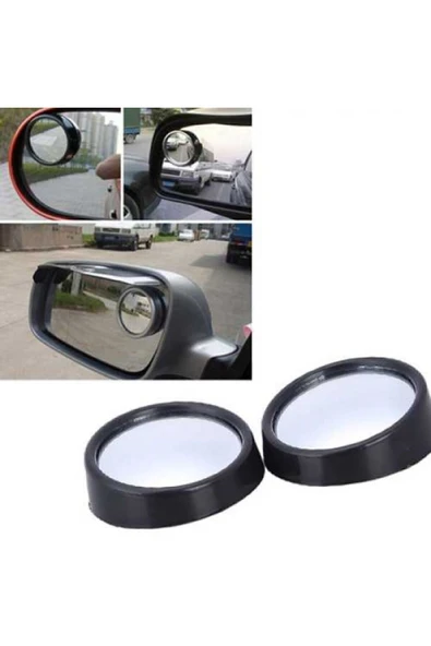 Oto Araç Kör Nokta Ayna Prizmatik Ayna Araba Aynası 2'li Set Geniş Açı Dikiz Aynası - Resim 2