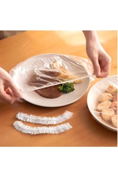 Lastikli Tencere Ve Tabak Bonesi 100 Adet (20cm) ürün görseli 1