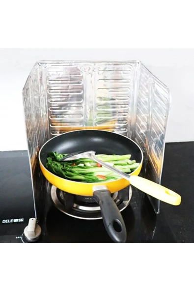 Ocak Kenarı Yağ Koruyucu Alüminyum Levha 32,5*84 cm - Resim 3