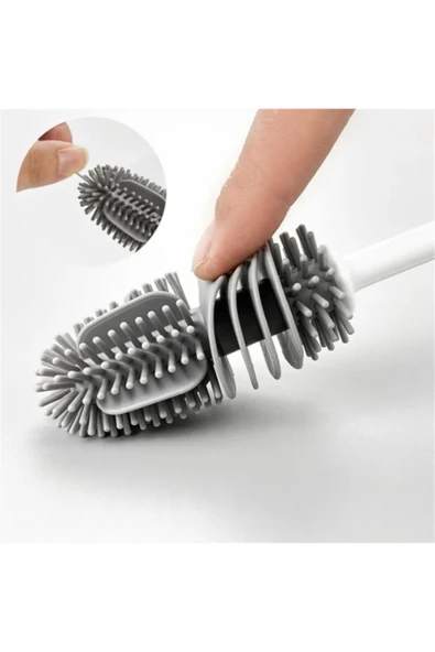 Silikon Bardak Tabak Cam Şişe Fincan Yıkama Fırçası Çok Fonksiyonlu Bulaşık Temizleme Fırçası - 6