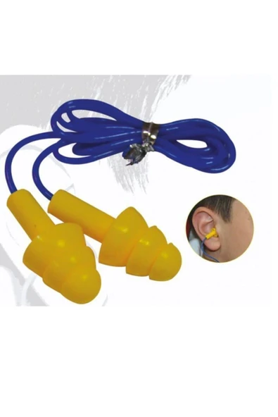 Essafe Ge 1425 Çam Tipi Ipli Kutulu Kulak Tıkacı ürün görseli 1