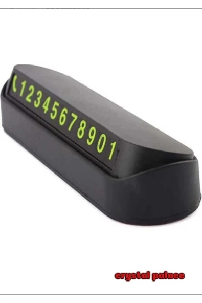 Fosforlu Açılır Kapanabilir Numaratör Ön Torpido Üstü Telefon Numarası Göstergesi Araba - Resim 3