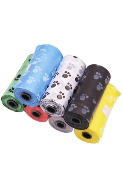 Köpek Kedi Evcil Hayvan Kaka Poşeti 60 Adet - Resim 3