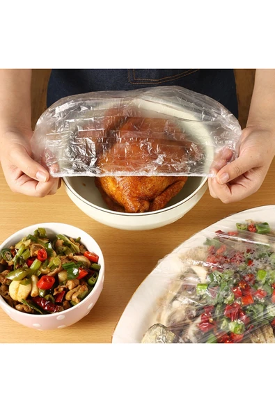 Lastikli Tencere Ve Tabak Bonesi 100 Adet (24cm) - Resim 3