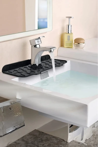 Lavabo Bataryası Musluk Altı Su Emici Matı Su Sızdırmaz Önleyici Mat - Resim 3