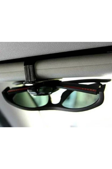 Çok Amaçlı Araç Içi Mandallı Gözlük Kartlık Kağıt Tutacağı Klips ürün görseli 1