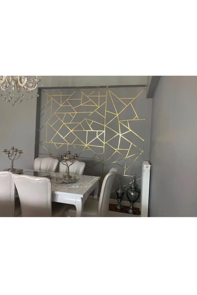 Dekor Bant 1 Cm 50 Metre Gold Fayans Arası Şerit Bant Dekoratif Bant Dekor Bant - Resim 3