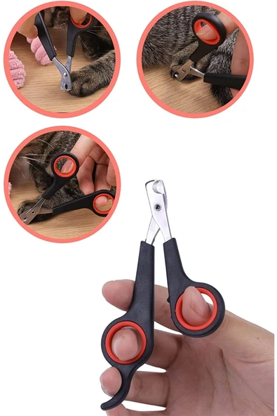 Renkli Pet Köpek Kedi Tırnak Makası Profesyonel Kesici Paslanmaz Çelik Bakım Makası Makası - Resim 4