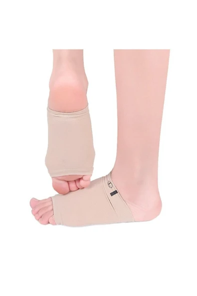 Kumas Düz Tabanlık Önleyici Medikal Ortopedik Tabanlık Ayak Ark Destek Çorabı Içe Basmalı - Resim 2