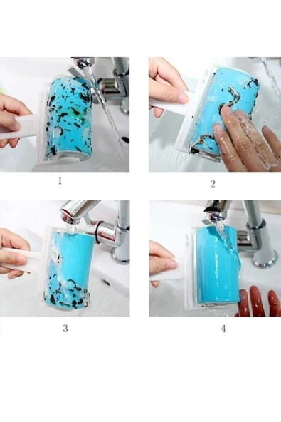 Hurricane Fur Wizard Yeni Nesil Yıkanabilir Pratik Tüy Ve Toz Toplayıcı Rulo - Resim 4