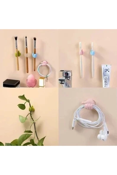 El Şeklinde Kablo Tutucu 30 Adet - Resim 3