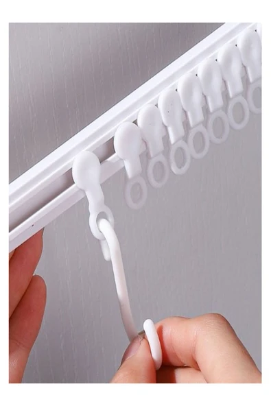 Hareketli 10 Kancalı Kendinden Yapışkanlıı Askı 40cm (GC) - Resim 5