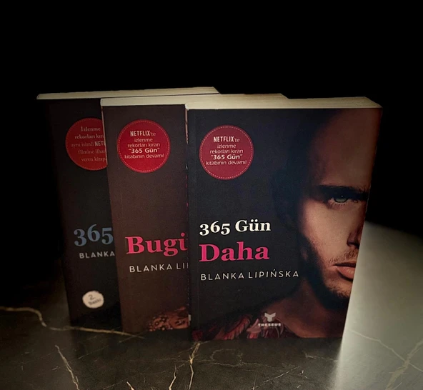 365 Gün Serisi Kitap Seti - Blanka Lipinska - Netflix - Massimo Torricelli - Michele Morrone - Laura Biel - Anna-Maria S ürün görseli