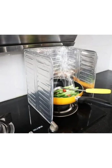 PRStoRe Kenarı Yağ Koruyucu Alüminyum Levha, Yağ Sıçratmaz Levha 32,5 * 84 cm StorePR 1063348 ürün görseli 1