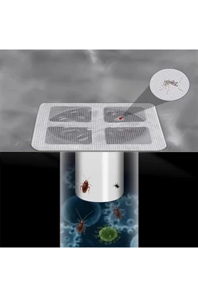 Lavabo Gider Süzgeci 10 Adet - Resim 3