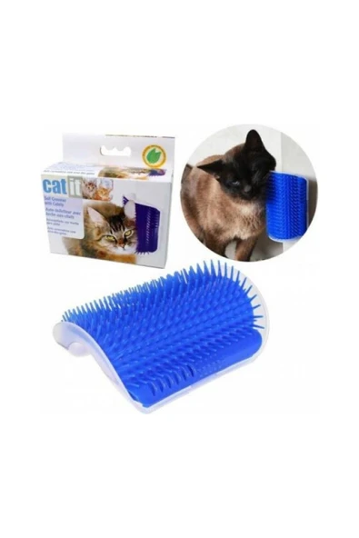 Kedi Kaşınma Aparatı | Yapışkanlı Tarak | Tırmalama | Sürtünme | Kedi Masaj Fırçası ürün görseli 1