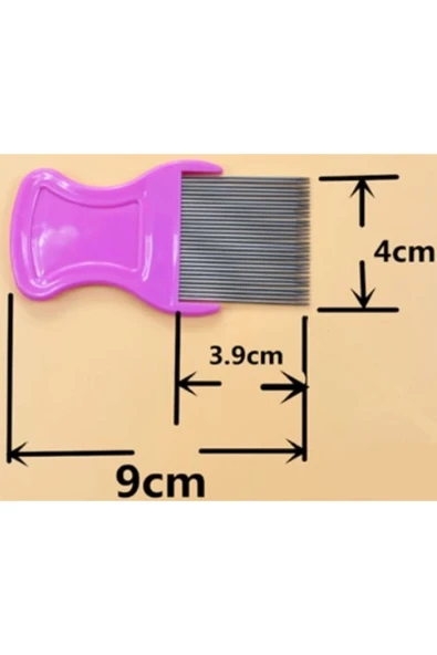 Mullkrg Krg01 Pratik Uzun Taraklı Bit Tarağı (Muul) - Resim 3
