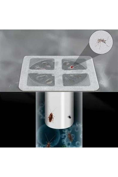 M3LF- 10'lu banyo ve mıutfak lavabo koku önleyici ve haşere böcek önleyici gider filtresi ürün görseli 1