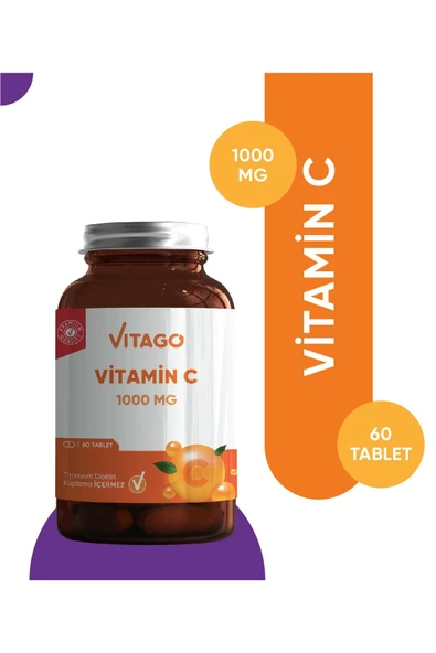 VİTAGO Premium Vitamin C 1000 MG İçeren Tablet 60'lı ürün görseli