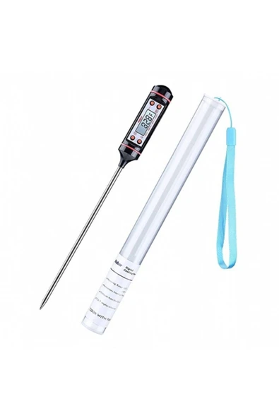 Dijital Lcd Gıda Yemek Yem Mama Süt Termometresi Batırmalı Mutfak Termometresi Sıcaklık Ölçer - 3