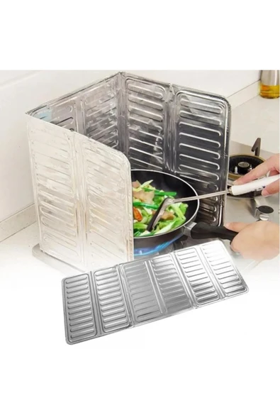 Ocak Arkası Yağ Koruyucu Katlanır Plaka halinde Alüminyum Levha 85x33m Büyük Boy - Resim 3