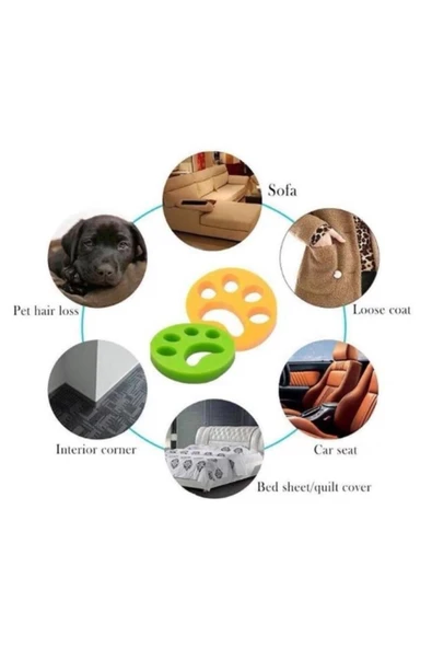 Pati Tasarımlı Yıkanabilir Çok Amaçlı Tüy Toz Toplayıcı 2 Li - Resim 4