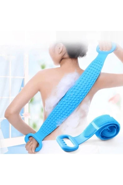 Sırt Kesesi Lifi Pembe Silikon Banyo-hamam Kesesi - Resim 6