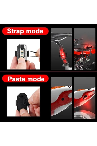 Motor Drone Uçak Kanadı Led Şarjlı Kablosuz Mini Led Çakarlı Lamba - Resim 4