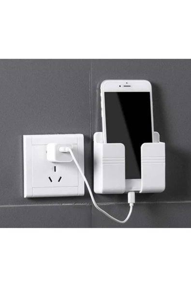 Kampanya Estevia Telefon Ve Kumanda Standı Plastik Krem Renk Yeni!!! - Resim 2