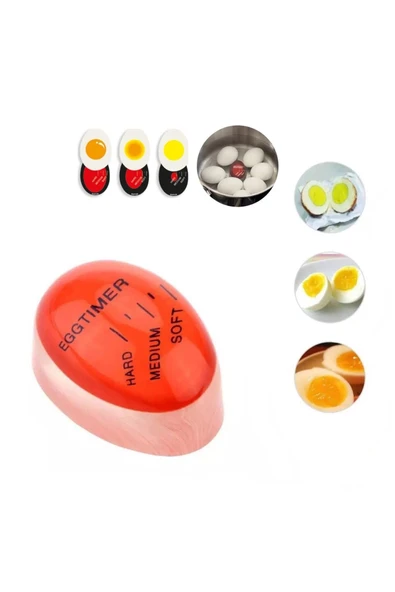 Dublör Yumurta Zamanlayıcı Haşlama Aparatı - Resim 2