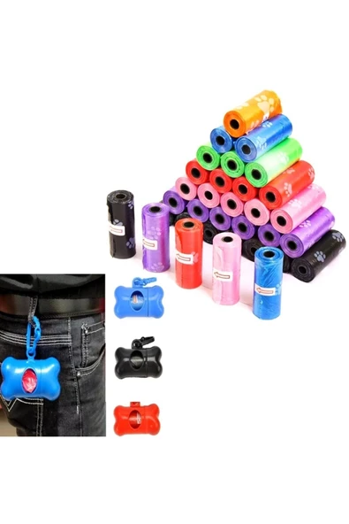 Kedi Köpek Kaka Poşeti Kedi Köpek Kaka Torbası Evcil Hayvan Dışkı Torbas ürün görseli