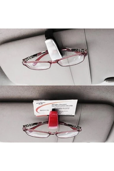 Otomobil Güneşlik Üzeri Gözlük Tutacağı 1 Adet - Resim 4