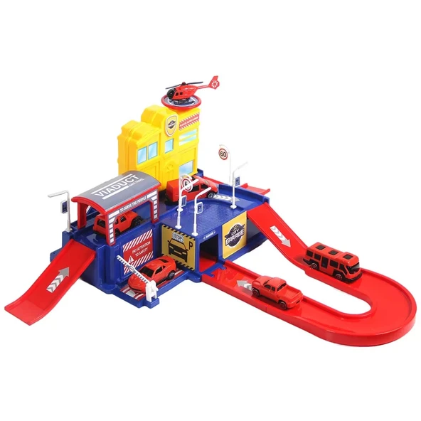 City Garage Otopark Oyun Seti - Resim 3