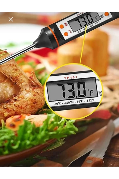 Dijital Gıda Termometresi Yemek Süt Ölçüm Cihazı - 5