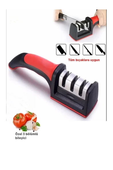 Profesyonel Bıçak Bileme Aleti Mutfak Makası Sorelis Bileyici 3 Açılı Elmas Uçlu - Resim 2