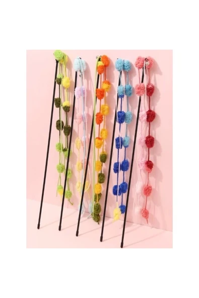 Pamhome Çıngıraklı Kedi Oyun Oltası - Resim 5