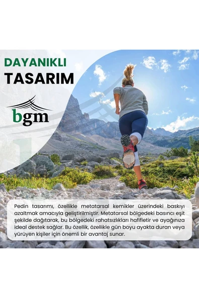 Metatarsal Ped Silikon Halkalı Ayak Altı Nasır Önleyici Ped - Resim 5