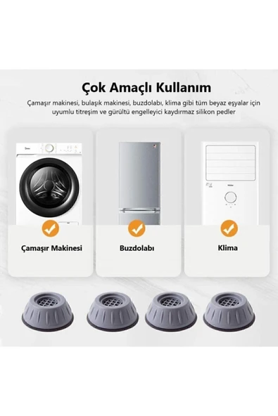 Makina Matik Çamaşır Makinesi Titreşim Önleyici - 2